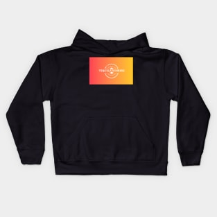 Tequila Sunrise tapestry Kids Hoodie